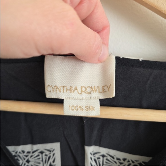 Cynthia Rowley Flowy Silk Shift Dress Coverup - Picture 3 of 4